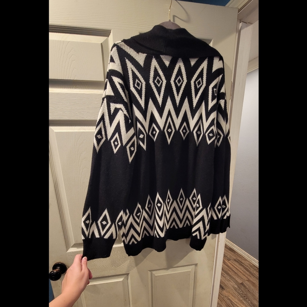 Aztec Print Cardigan